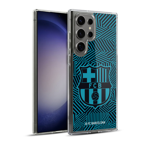 FC Barcelona Crest Black Soft Gel Case for Samsung Galaxy S23 Ultra 5G & MagSafe