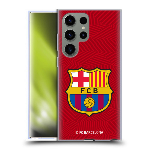FC Barcelona Crest Red Soft Gel Case for Samsung Galaxy S23 Ultra 5G