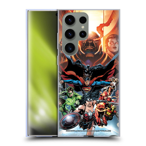 Justice League DC Comics Comic Book Covers #10 Darkseid War Soft Gel Case for Samsung Galaxy S23 Ultra 5G