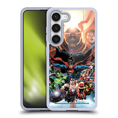 Justice League DC Comics Comic Book Covers #10 Darkseid War Soft Gel Case for Samsung Galaxy S23 5G