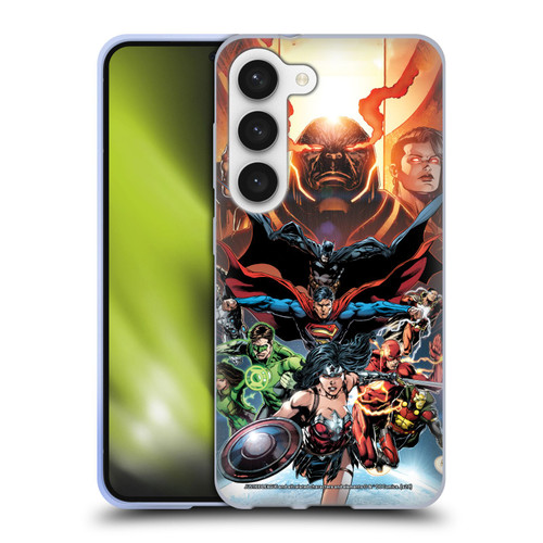 Justice League DC Comics Comic Book Covers #10 Darkseid War Soft Gel Case for Samsung Galaxy S23 5G