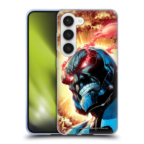 Justice League DC Comics Darkseid Comic Art New 52 #6 Cover Soft Gel Case for Samsung Galaxy S23 5G
