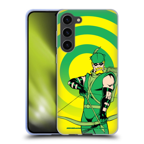 Justice League DC Comics Green Arrow Comic Art Classic Soft Gel Case for Samsung Galaxy S23+ 5G