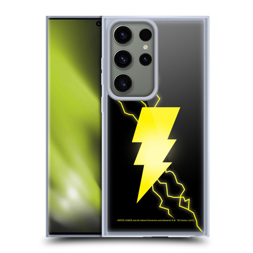 Justice League DC Comics Shazam Black Adam Classic Logo Soft Gel Case for Samsung Galaxy S23 Ultra 5G