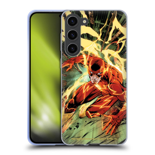 Justice League DC Comics The Flash Comic Book Cover New 52 #9 Soft Gel Case for Samsung Galaxy S23+ 5G