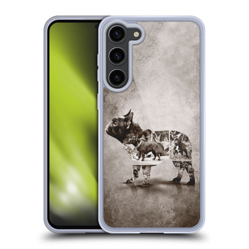 Klaudia Senator French Bulldog Vintage Soft Gel Case for Samsung Galaxy S23+ 5G