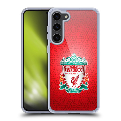 Liverpool Football Club Crest 2 Red Pixel 1 Soft Gel Case for Samsung Galaxy S23+ 5G
