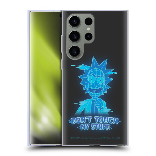 Rick And Morty Season 5 Graphics Don't Touch My Stuff Soft Gel Case for Samsung Galaxy S23 Ultra 5G