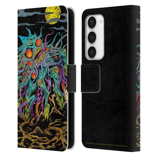 Rick And Morty Season 1 & 2 Graphics The Dunrick Horror Leather Book Wallet Case Cover For Samsung Galaxy S23 5G