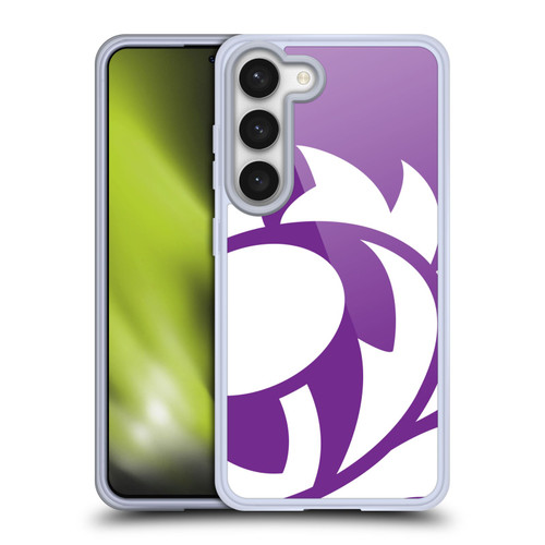 Scotland Rugby Oversized Thistle Purple Heather Soft Gel Case for Samsung Galaxy S23 5G