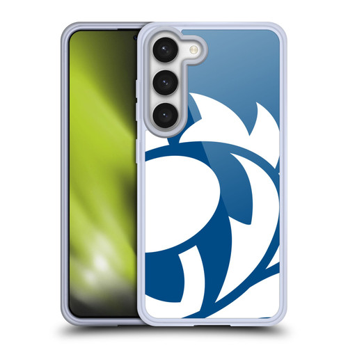 Scotland Rugby Oversized Thistle Saltire Blue Soft Gel Case for Samsung Galaxy S23 5G