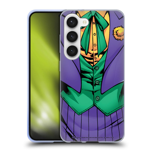 The Joker DC Comics Character Art New 52 Costume Soft Gel Case for Samsung Galaxy S23 5G