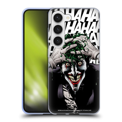 The Joker DC Comics Character Art The Killing Joke Soft Gel Case for Samsung Galaxy S23 5G