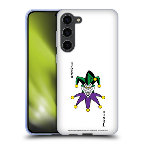 The Joker DC Comics Character Art Card Soft Gel Case for Samsung Galaxy S23+ 5G