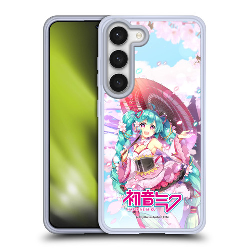 Hatsune Miku Graphics Sakura Soft Gel Case for Samsung Galaxy S23 5G