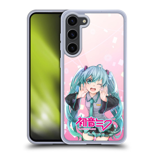 Hatsune Miku Graphics Wink Soft Gel Case for Samsung Galaxy S23+ 5G & MagSafe