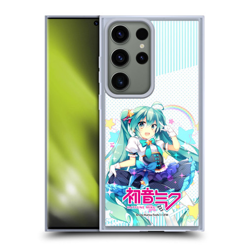 Hatsune Miku Graphics Stars And Rainbow Soft Gel Case for Samsung Galaxy S23 Ultra 5G