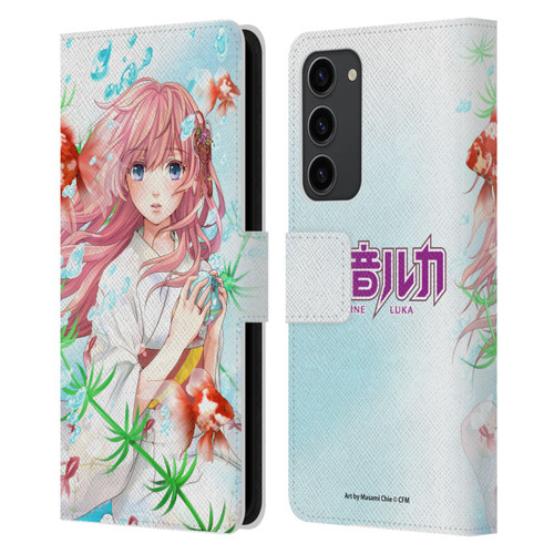 Hatsune Miku Characters Megurine Luka Leather Book Wallet Case Cover For Samsung Galaxy S23+ 5G