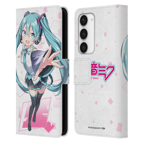 Hatsune Miku Graphics Cute Leather Book Wallet Case Cover For Samsung Galaxy S23 5G