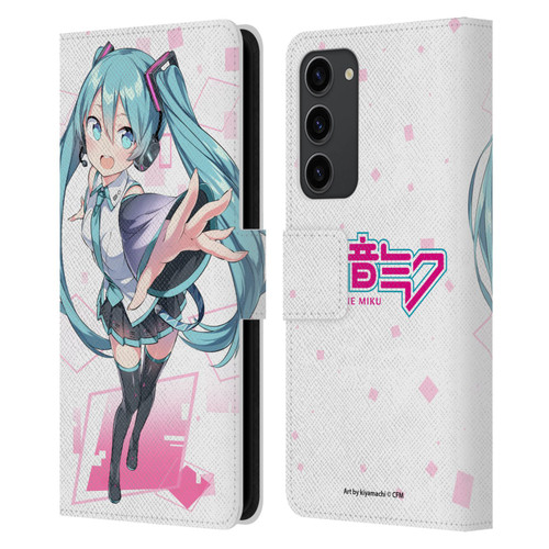 Hatsune Miku Graphics Cute Leather Book Wallet Case Cover For Samsung Galaxy S23+ 5G