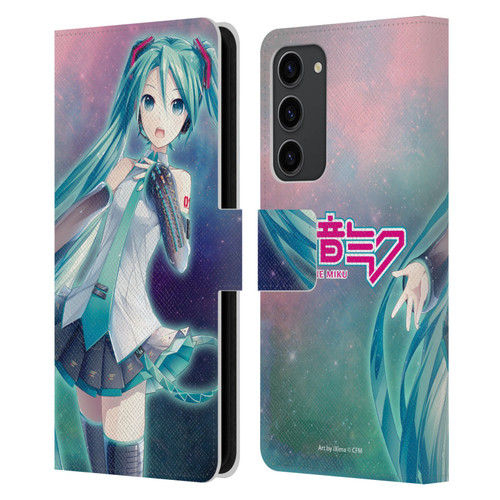 Hatsune Miku Graphics Nebula Leather Book Wallet Case Cover For Samsung Galaxy S23+ 5G