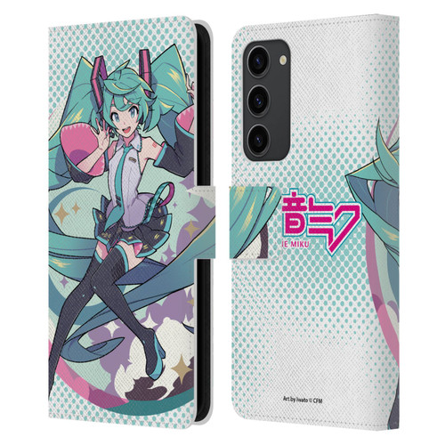 Hatsune Miku Graphics Pastels Leather Book Wallet Case Cover For Samsung Galaxy S23+ 5G
