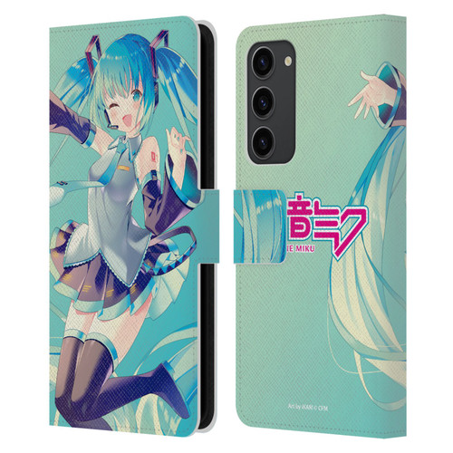 Hatsune Miku Graphics Sing Leather Book Wallet Case Cover For Samsung Galaxy S23+ 5G