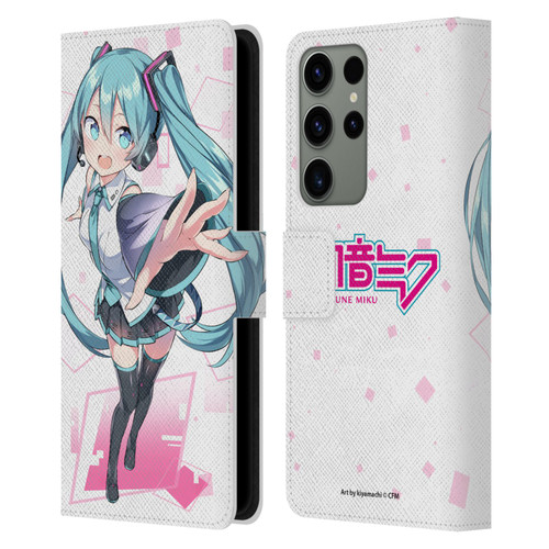 Hatsune Miku Graphics Cute Leather Book Wallet Case Cover For Samsung Galaxy S23 Ultra 5G