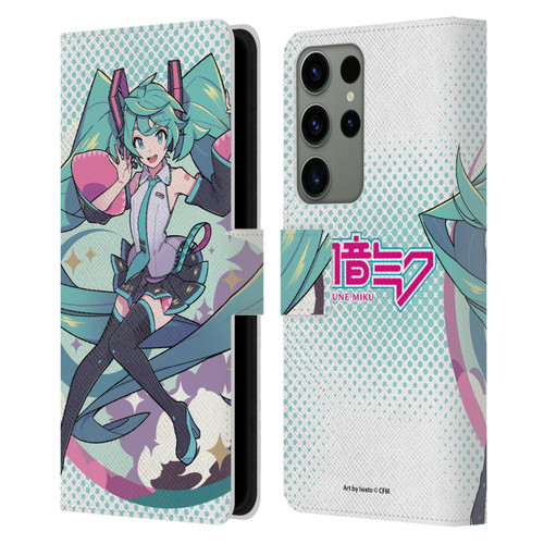 Hatsune Miku Graphics Pastels Leather Book Wallet Case Cover For Samsung Galaxy S23 Ultra 5G