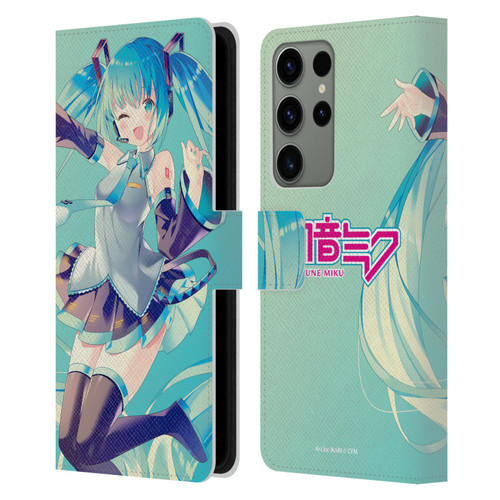 Hatsune Miku Graphics Sing Leather Book Wallet Case Cover For Samsung Galaxy S23 Ultra 5G