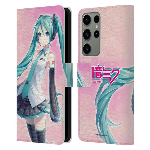 Hatsune Miku Graphics Star Leather Book Wallet Case Cover For Samsung Galaxy S23 Ultra 5G