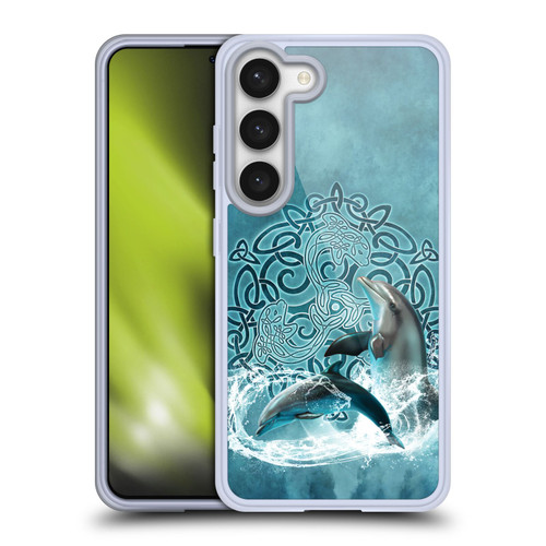 Brigid Ashwood Celtic Wisdom Dolphin Soft Gel Case for Samsung Galaxy S23 5G