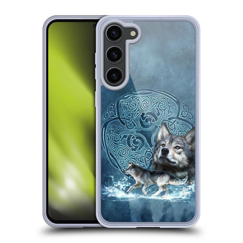 Brigid Ashwood Celtic Wisdom Wolf Soft Gel Case for Samsung Galaxy S23+ 5G
