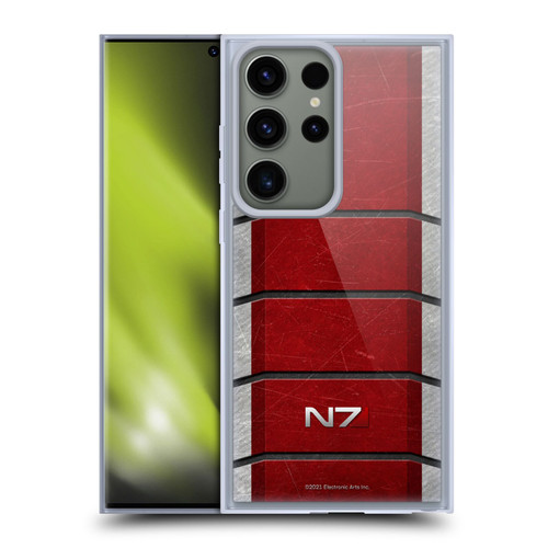 EA Bioware Mass Effect Graphics N7 Logo Armor Soft Gel Case for Samsung Galaxy S23 Ultra 5G & MagSafe