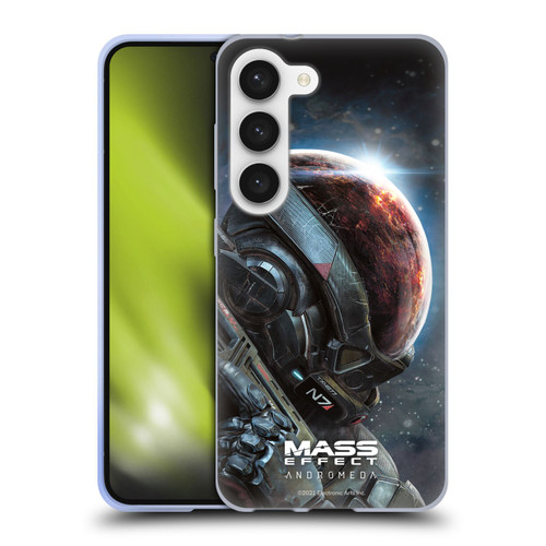EA Bioware Mass Effect Andromeda Graphics Key Art 2017 Soft Gel Case for Samsung Galaxy S23 5G