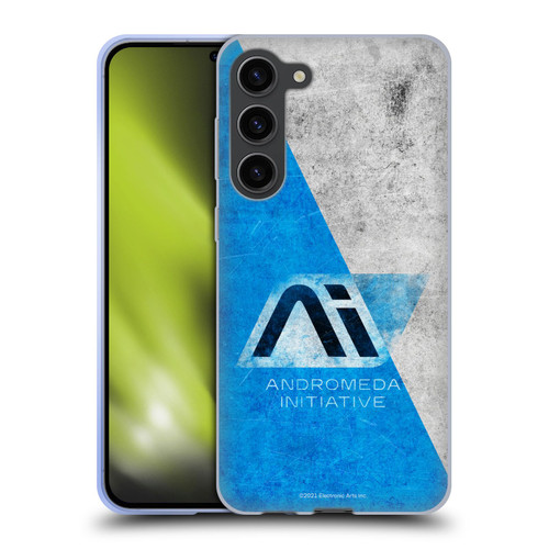 EA Bioware Mass Effect Andromeda Graphics Initiative Distressed Soft Gel Case for Samsung Galaxy S23+ 5G