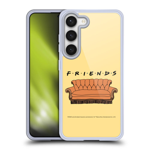 Friends TV Show Iconic Couch Soft Gel Case for Samsung Galaxy S23 5G & MagSafe