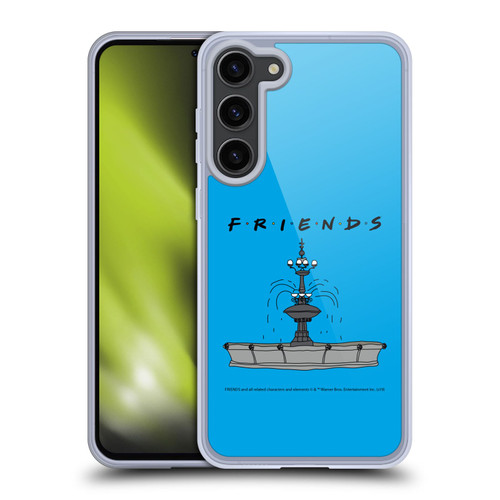 Friends TV Show Iconic Fountain Soft Gel Case for Samsung Galaxy S23+ 5G & MagSafe