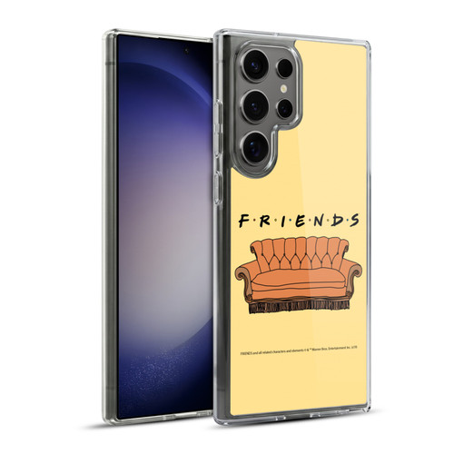 Friends TV Show Iconic Couch Soft Gel Case for Samsung Galaxy S23 Ultra 5G & MagSafe