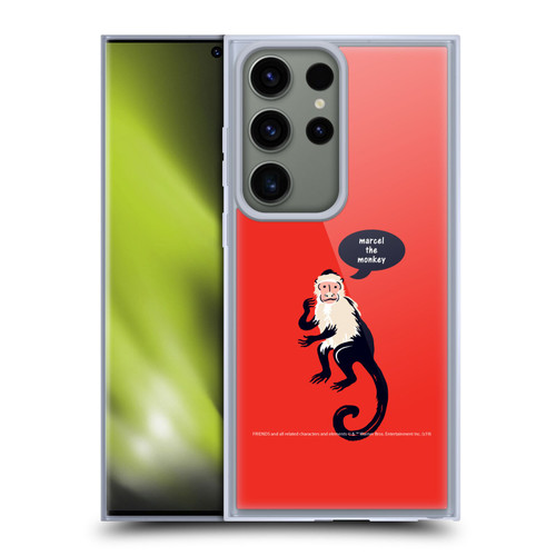 Friends TV Show Iconic Marcel The Monkey Soft Gel Case for Samsung Galaxy S23 Ultra 5G