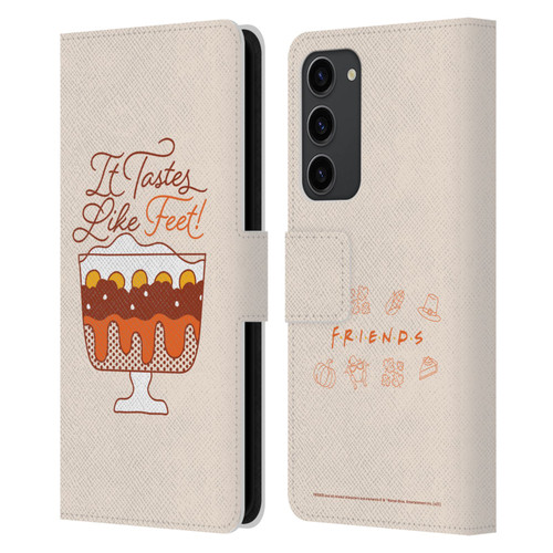 Friends TV Show Key Art Tastes Like Feet Leather Book Wallet Case Cover For Samsung Galaxy S23+ 5G