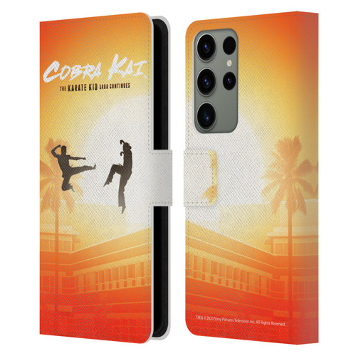Cobra Kai Graphics Karate Kid Saga Leather Book Wallet Case Cover For Samsung Galaxy S23 Ultra 5G