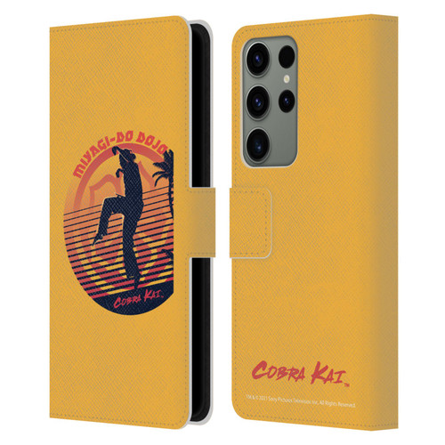 Cobra Kai Key Art Miyagi Do Logo Leather Book Wallet Case Cover For Samsung Galaxy S23 Ultra 5G
