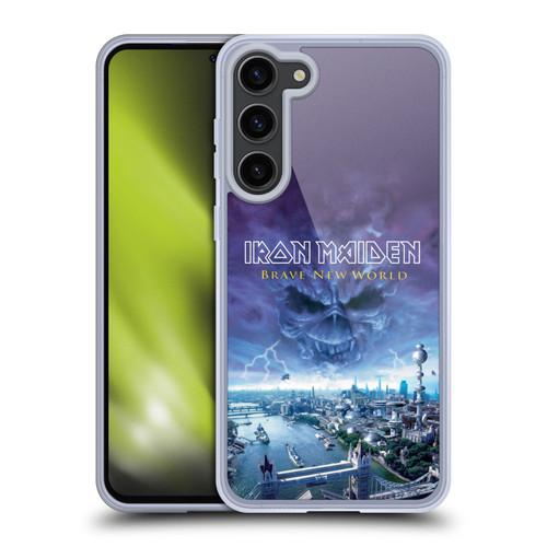 Iron Maiden Album Covers Brave New World Soft Gel Case for Samsung Galaxy S23+ 5G & MagSafe