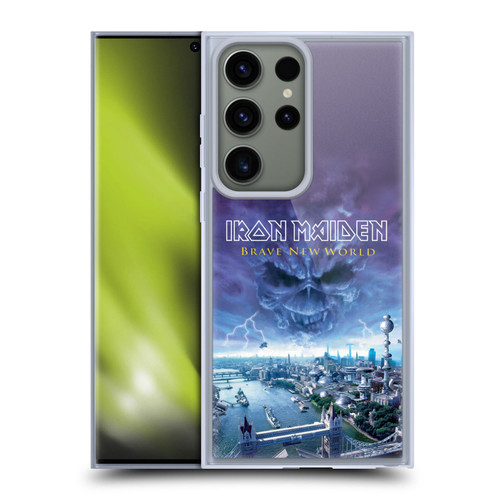 Iron Maiden Album Covers Brave New World Soft Gel Case for Samsung Galaxy S23 Ultra 5G & MagSafe