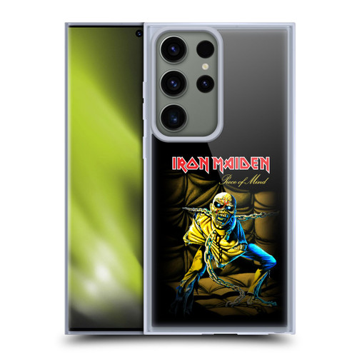 Iron Maiden Album Covers Piece Of Mind Soft Gel Case for Samsung Galaxy S23 Ultra 5G & MagSafe