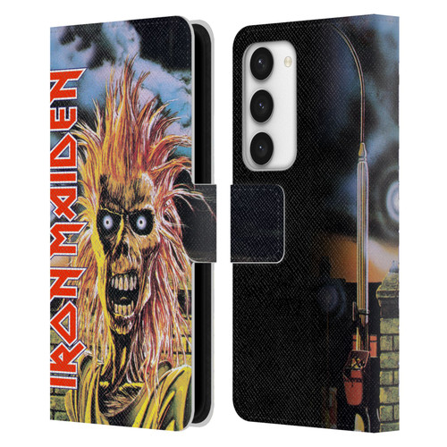 Iron Maiden Art First Leather Book Wallet Case Cover For Samsung Galaxy S23 5G