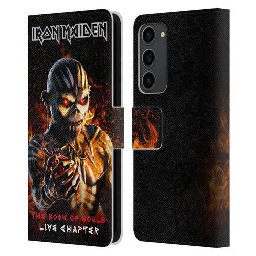 Iron Maiden Tours TBOS Live Chapter Leather Book Wallet Case Cover For Samsung Galaxy S23+ 5G