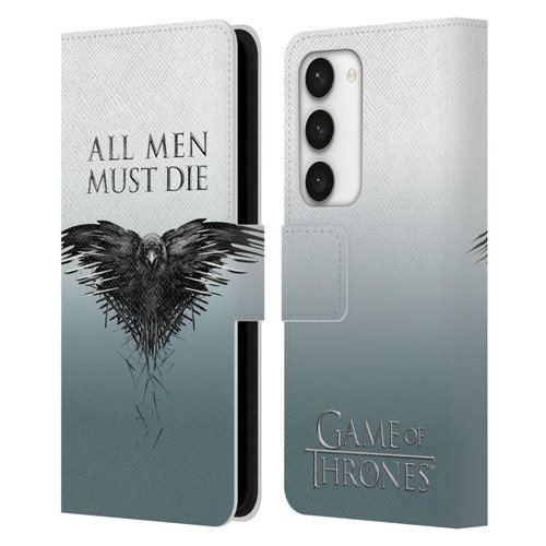 HBO Game of Thrones Key Art All Men Leather Book Wallet Case Cover For Samsung Galaxy S23 5G
