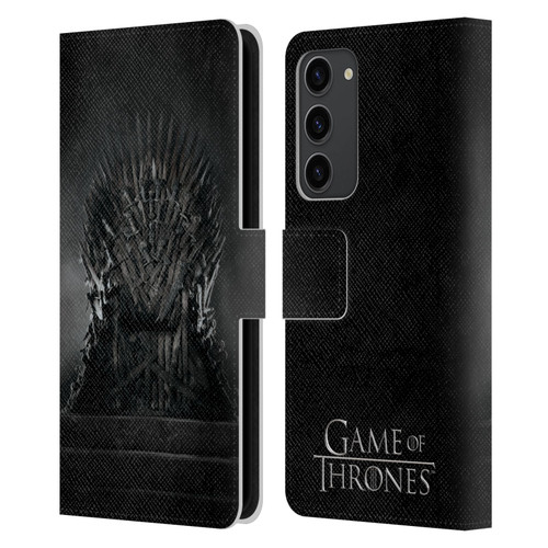 HBO Game of Thrones Key Art Iron Throne Leather Book Wallet Case Cover For Samsung Galaxy S23+ 5G